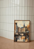Abstract Amsterdam scene