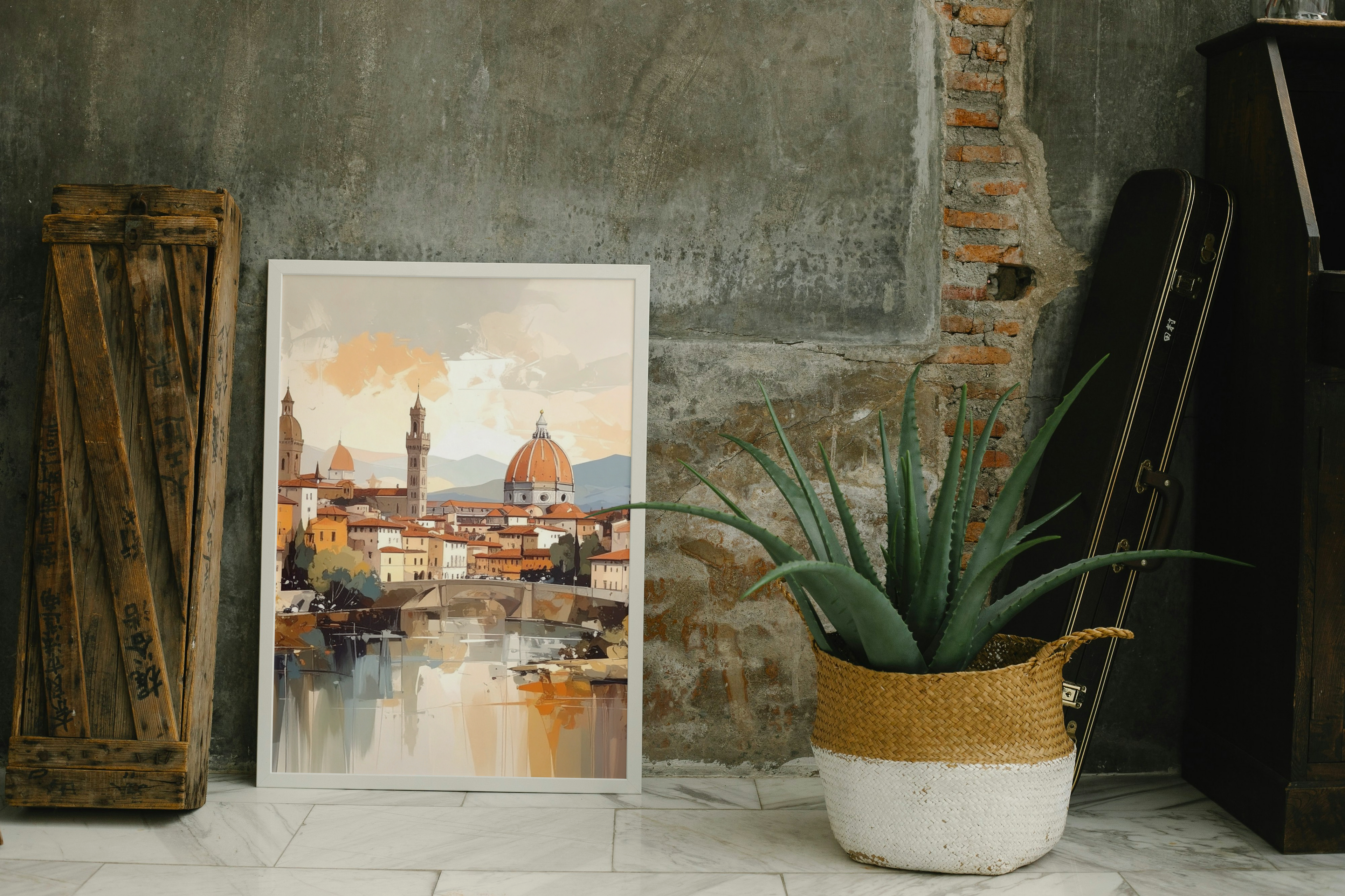 A scene in Florence, Italy