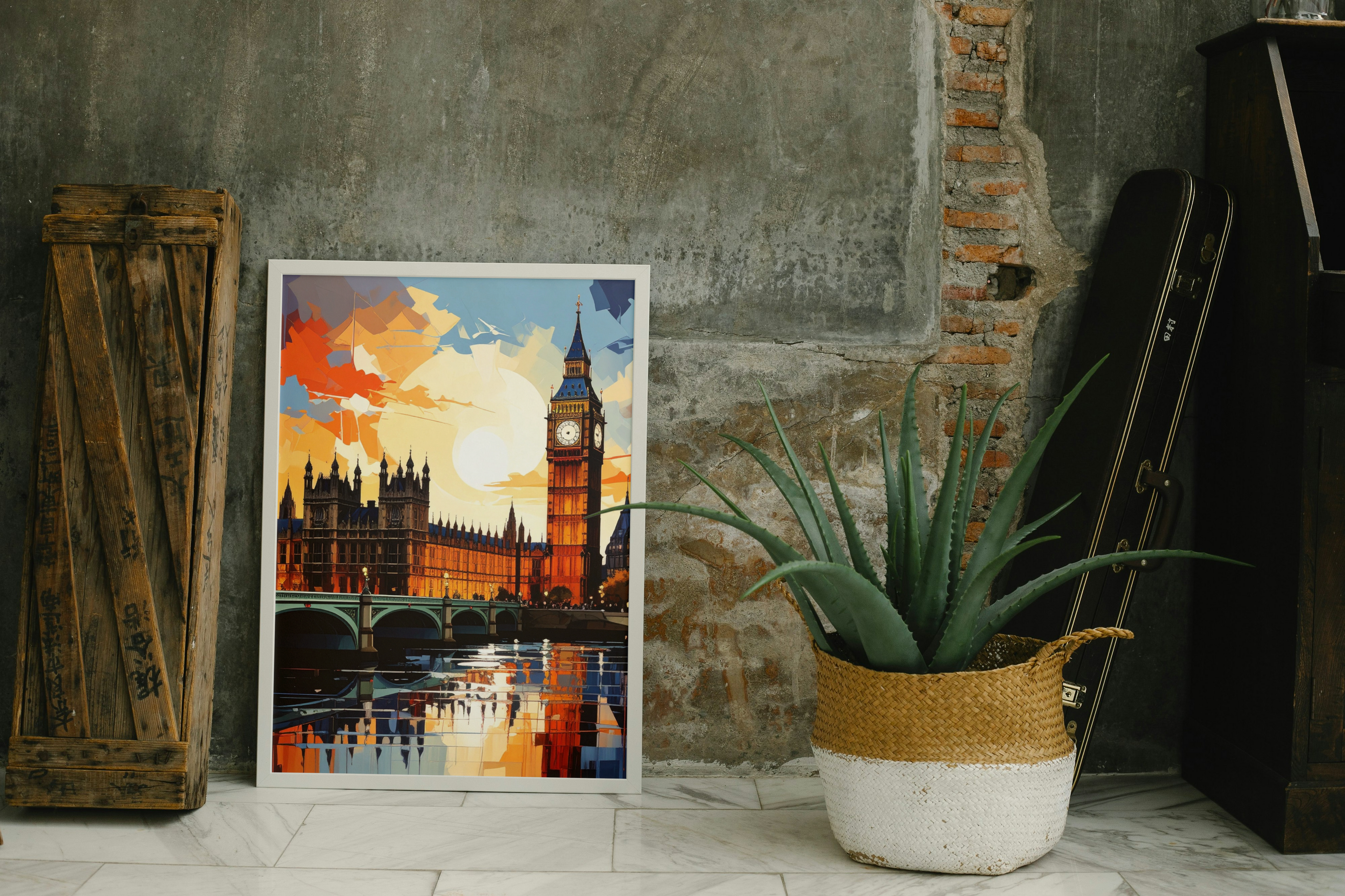 A London abstract scene