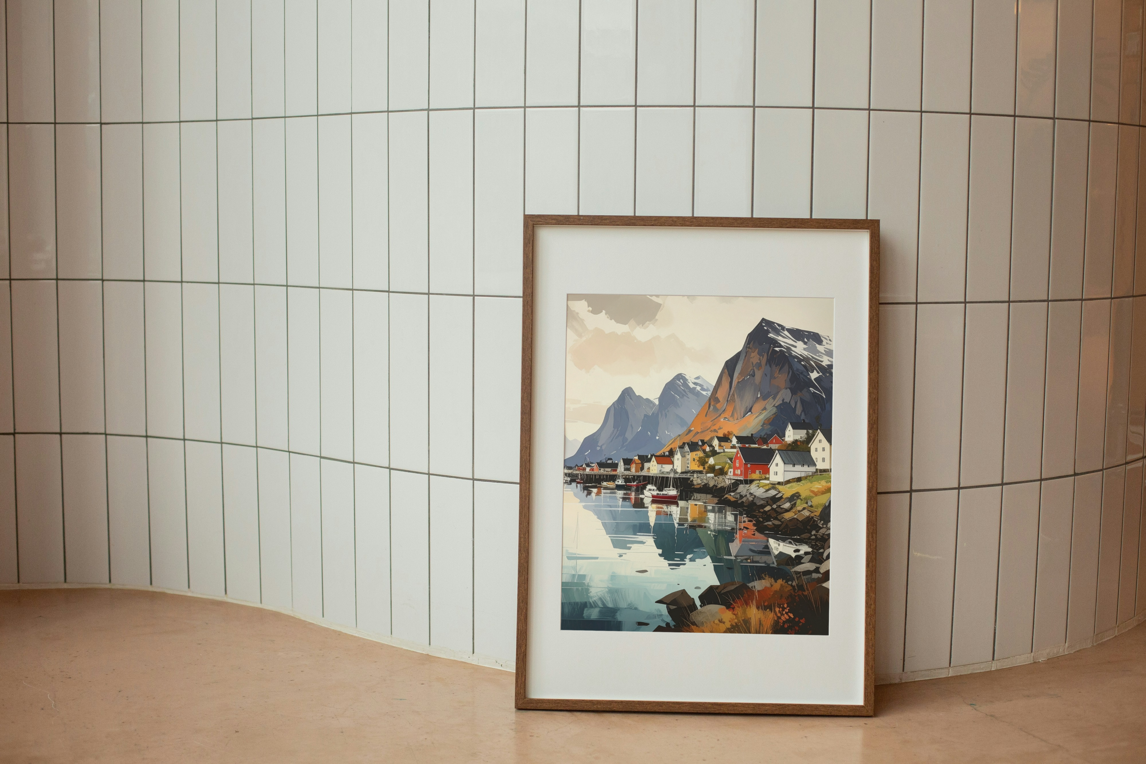 A Norwegian coastal scene