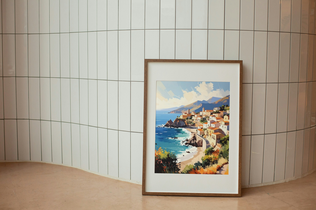 A coastal scene in Sicily