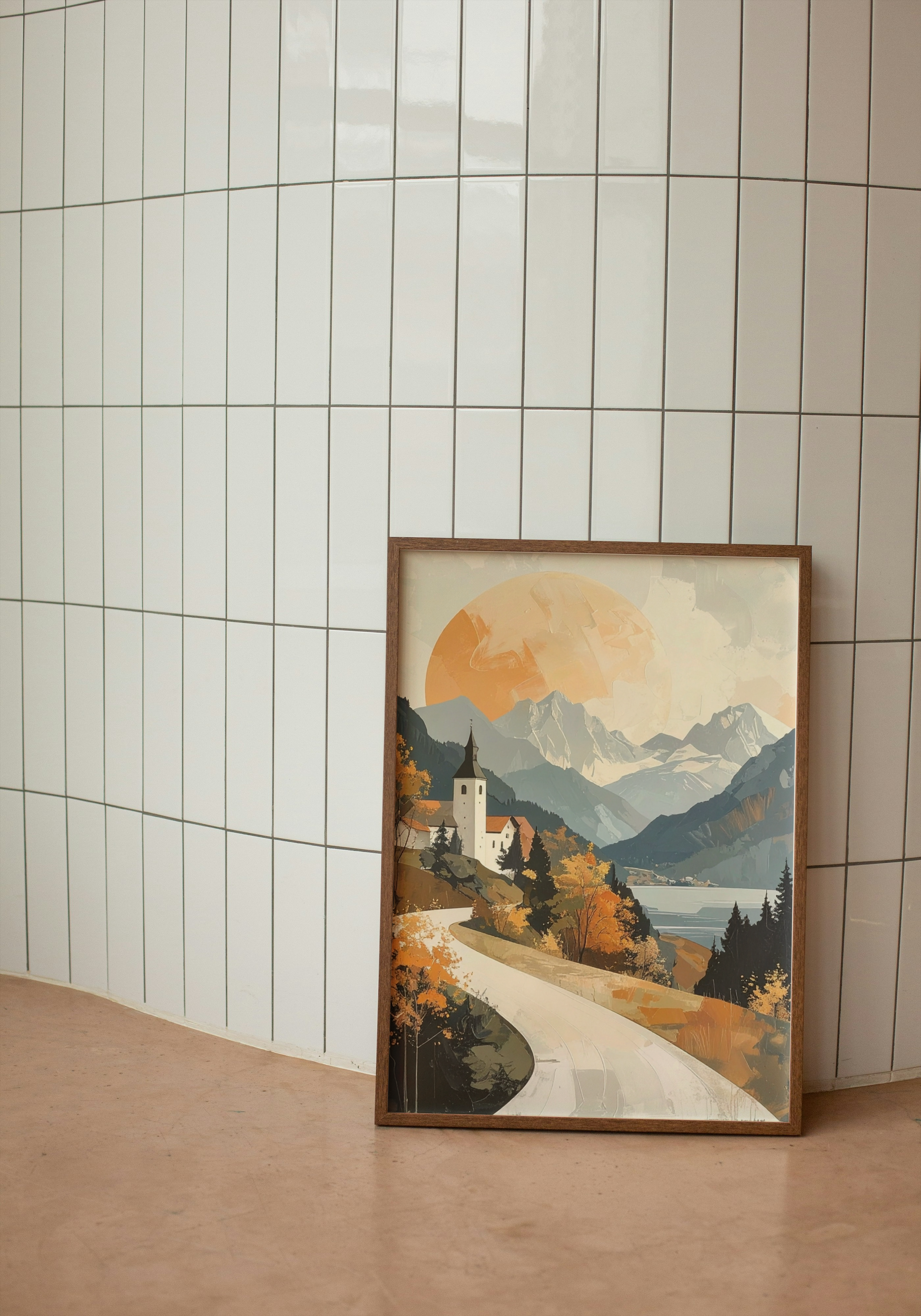 An abstract Slovenian scene