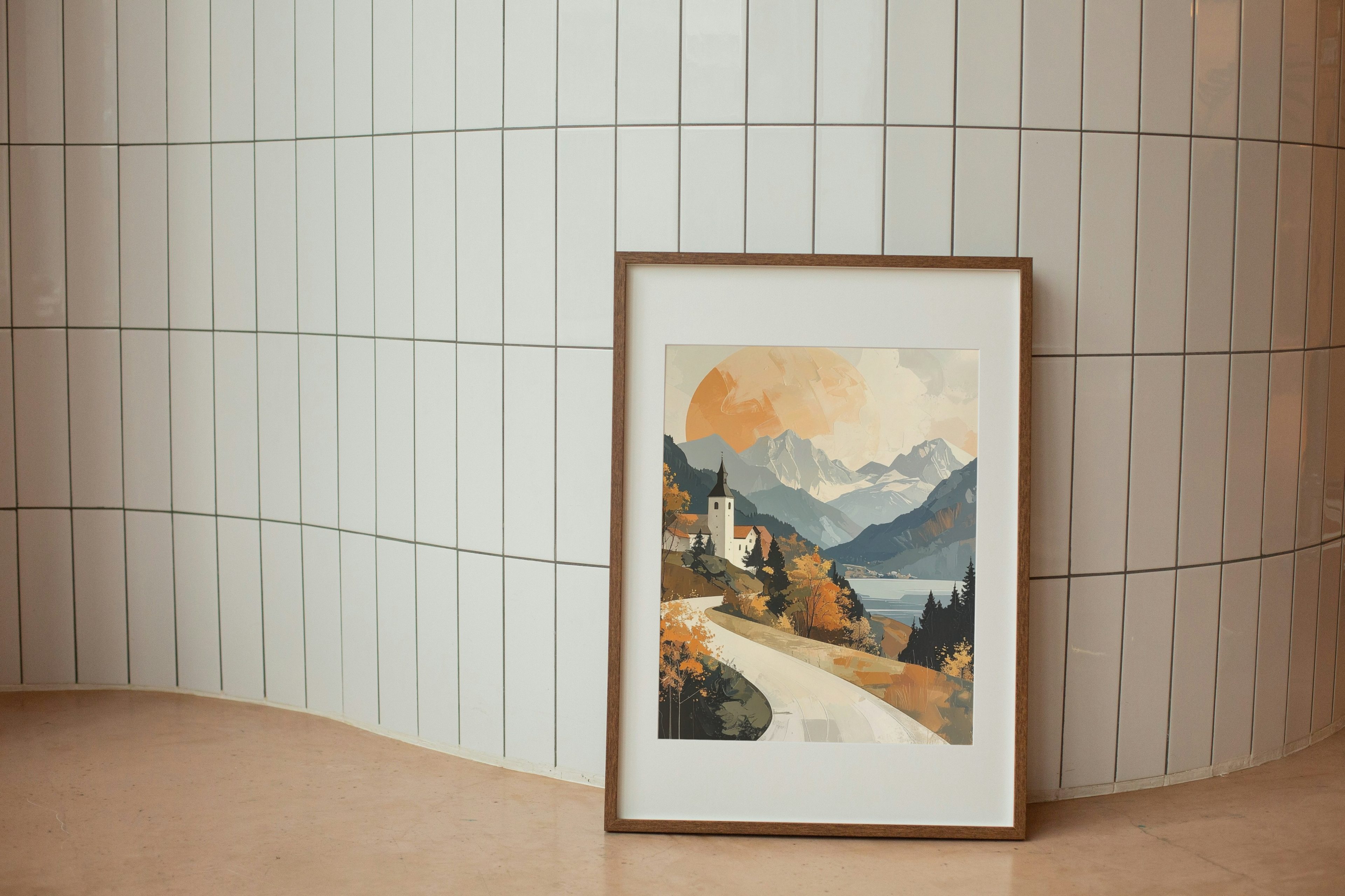 An abstract Slovenian scene